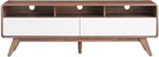 Modway Transmit Entertainment-Stands, 60 Inch, Walnut White - Image 5
