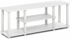 Furinno Turn-S-Tube TV Stand, 3-Tier No Tools 3D Entertainment Center - Image 5
