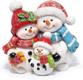 Hodao Christmas Snowman Figurine, Family Winter Tabletop Home Decor by Hodao