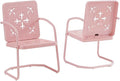 Crosley Furniture Azalea 2-Piece Outdoor Chair Set, Vintage Retro Metal Patio by CrosleyFurniture