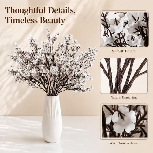 Mandy's 6 Bundles Artificial White Baby’s Breath Flowers - Image 4