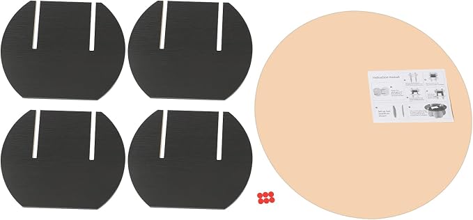 Round Glass Coffee Table for Living Room - Image 9