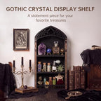 Crystal Shelf Display, Goth Room Decor, Trinket Shelf, Display Shelves - Image 4