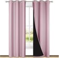 NICETOWN 100% Blackout Window Curtain Panels, Heat and Cold Blocking Drapes by NICETOWN
