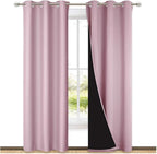 NICETOWN 100% Blackout Window Curtain Panels, Heat and Cold Blocking Drapes by NICETOWN