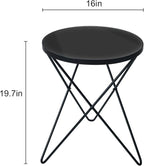 HLR Modern Round Side Table, End Table - Image 2