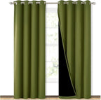 NICETOWN 100% Blackout Curtain Set, Thermal Insulated & Energy Efficiency by NICETOWN