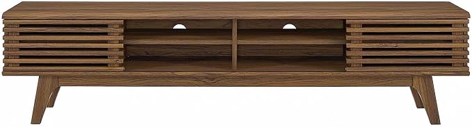 Modway Render 70" Mid-Century Modern Low Profile Media Console Entertainment TV - Image 5