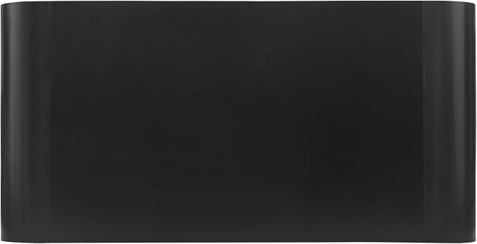 Modern Curved Coffee Table, 47.2’’ Minimalist Waterfall Center Table - Image 9