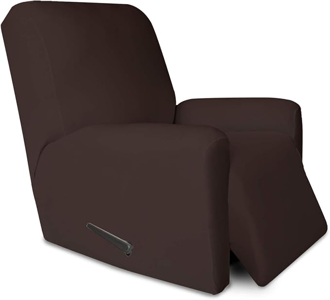 PureFit Stretc Recliner Chair Covers Fleece Soft Couch Covers by PureFit