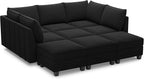 Belffin Modular Sectional Sofa Bed - Image 9