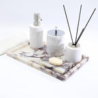 Real Luxurious Natural Marble Vanity Tray Genuine Marble/Stone Storage Tray - Image 5