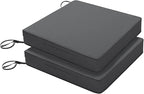 Favoyard Patio Chair Cushions 17 x 16 x 2 Inch Waterproof Outdoor Seat Cushions by OutdoorFurnitureAccessories