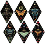 Sintuff 6 Pcs Halloween Mushroom Wall Decor Gothic Witchy Butterfly Art by Sintuff