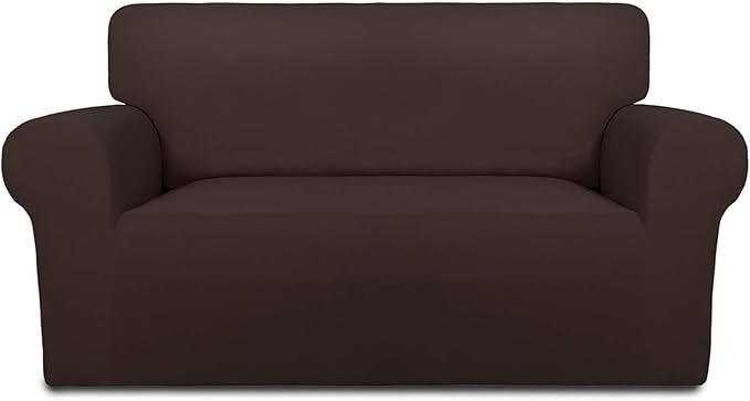 PureFit Stretch Loveseat Covers Fleece Couch Covers by PureFit