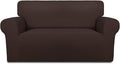 PureFit Stretch Loveseat Covers Fleece Couch Covers by PureFit