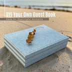 Cypress Gallery Decorative Linen Book Set – Set of 3 Extra Large Real Books | Coffee Table & Shelf Mantle Decor | Modern Home Decoration | Guest Book Journals | Extra Large Journals (Blue) - Image 5