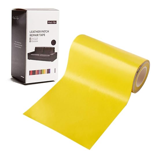 Leather Repair Patch Kit Yellow 4 x 60 inch Leather Repair Tape Self Adhesive by Cindy%27s+Tape