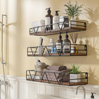 Floating Shelves Set of 3, Wood Wall Shelf, Farmhouse Shelf for Bedroom - Image 5
