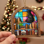 Book Lovers Gifts Book Ornament, Teacher Gifts for Women, Librarian, Reader - Image 4
