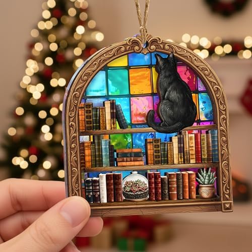 Book Lovers Gifts Book Ornament, Teacher Gifts for Women, Librarian, Reader - Image 4