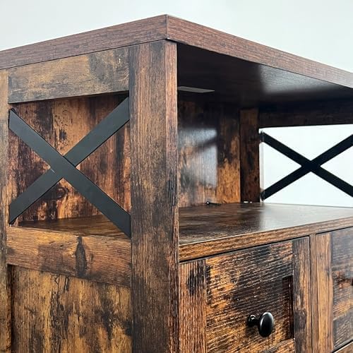 Befrases Set of 2 Farmhouse Storage Cabinet - Image 7