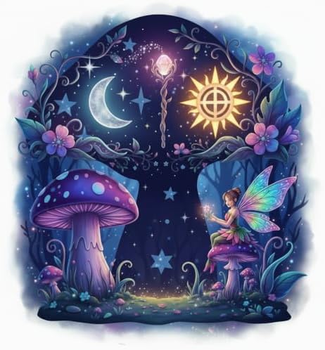 Wooden Mushroom Shelf with Iron Backing - Witchy Room Decor & Display Stand - Image 4