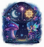 Wooden Mushroom Shelf with Iron Backing - Witchy Room Decor & Display Stand - Image 4
