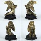 H&W Golden Bald Eagle Figurines - USA's National Emblem - Statue Decoration - Image 2