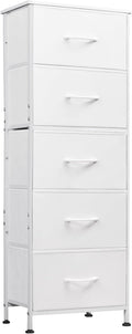 WLIVE Fabric Dresser, 5-Drawer Tall Dressers by WLIVE