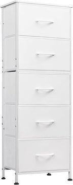 WLIVE Fabric Dresser, 5-Drawer Tall Dressers by WLIVE