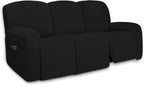 PureFit Super Stretch 3 Seats Recliner Sofa Couch Cover by PureFit