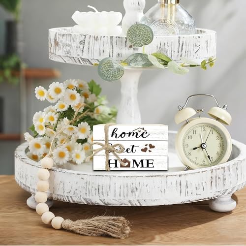 Mini Decorative Books For Home Decor, Small Wood Book Stack For Table Decor, Home Sweet Home decoration Books For Living Room Bookshelf, Farmhouse Stacked Books decoration（L47) - Image 3