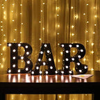 Pooqla Black LED Light Up Bar Sign For Home Bar Decor - Image 2