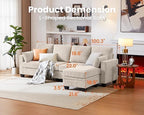CHIC HOUSE Modular Sectional Sofa - Image 2