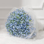 Dolicer 15 Pcs Babys Breath Artificial Flowers Blue Fake Babys Breath by DolicerLANDSCAPEQ