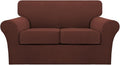 Turquoize 3 Piece Sofa Covers For 2 Cushion Couch Sofa Slipcover Soft Couch by Turquoize