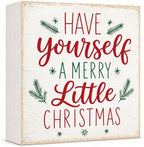Christmas Decorations Have Yourself A Merry Little Christmas Wooden Sign by GUDIO
