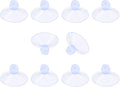 10 Pack Glass Tableholders - 18mm Rubber Suction Cups by Qjaiune