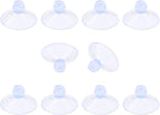 10 Pack Glass Tableholders - 18mm Rubber Suction Cups by Qjaiune