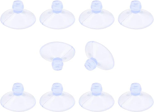 10 Pack Glass Tableholders - 18mm Rubber Suction Cups by Qjaiune