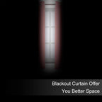 Blackout Curtains 66 x 72 Inch Long Pink Curtains Set of 2 Panels Room - Image 3