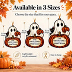Halloween Decor, Halloween Ornaments for Tree, Personalized Family Ornament - Image 2