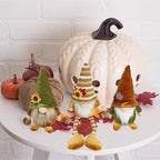 DAZONGE 3PCS Gnome Plush for Fall Decor, Harvest Gnomes Tiered Tray Decor - Image 5