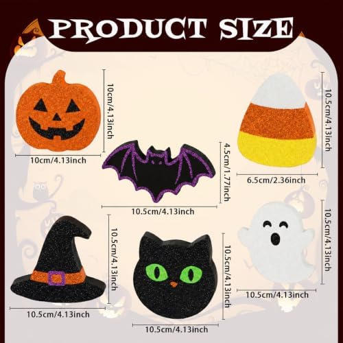 6pcs Halloween Table Decor Indoor, Halloween Decorations for Home - Image 4