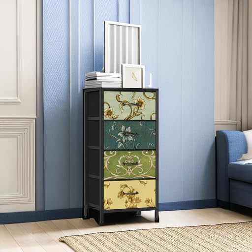 Furnulem 4 Drawer Dresser, Vertical Nightstand - Image 6