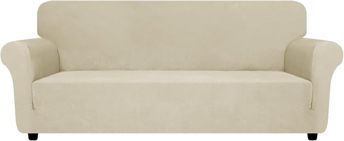 ZNSAYOTX Super Stretch Couch Cover, New Striped Sofa Covers Fitted Slipcovers - Image 7