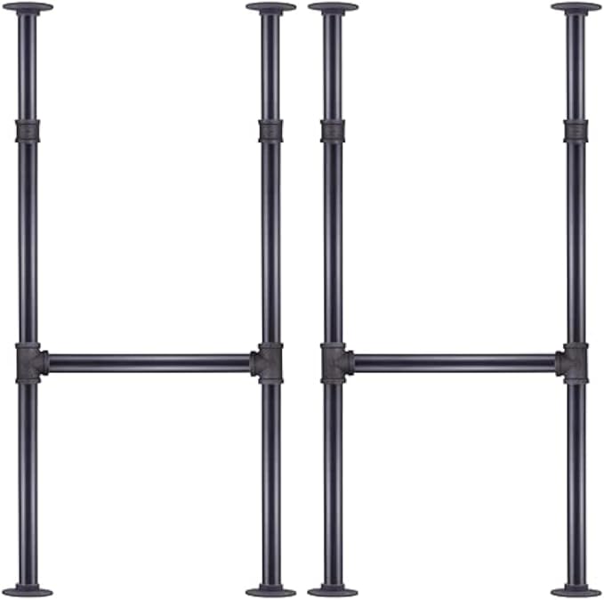 38'' x 14'' Industrial Pipe Table Leg by NIUBIDINDUSTRIALFURNITUR