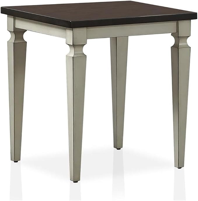 Bowery Hill 3-Piece Coffee Table Set, Antique White and Brown Finish, MDF and - Image 5