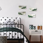 4 Pieces Forest Bathroom Decor Bible Verses Wall Decor Christian Signs Religious Art for Home Motivational Prayer Wall Art for Living Room Office Bedroom Bathroom(Forest, 10x4 Inches) - Image 5